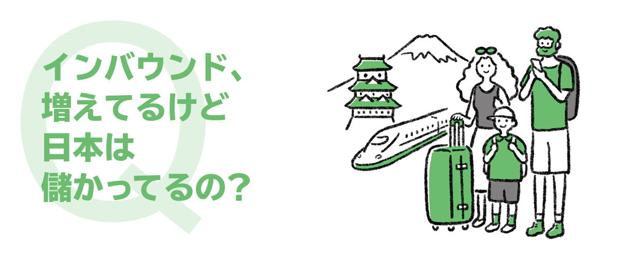 インバウンド、増えてるけど日本は儲かってるの？